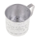 Asian Thailand Carved Tin Cup Mug Tin Can Drinkware for Drinking Coffee Cup Collectibles - Aladdin Shoppers