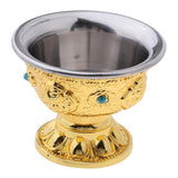 Round FRUIT DECORATIVE BOWL Food Water Temple Serving Food Bowl Home Accs - Aladdin Shoppers