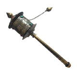 Maxbell Tibetan Metal Buddhist Long Hand Held Prayer Wheel Om Mani Padme - Aladdin Shoppers