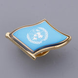 Maxbell United Nations Flag Pin Badge for Man Woman Lapel Badge Decorations Pride - Aladdin Shoppers