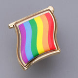Maxbell Rainbow pin badge. Lapel badge. Nice colours. LGBT Pride - Aladdin Shoppers