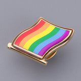 Maxbell Rainbow pin badge. Lapel badge. Nice colours. LGBT Pride - Aladdin Shoppers