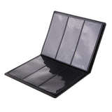 Maxbell Maxbell 10 Pages Paper Money Banknotes Collection Album Bill Book Holder Black