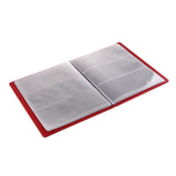 Maxbell Maxbell 20 Pages Paper Money Banknotes Collection Album Bill Book Folder Red
