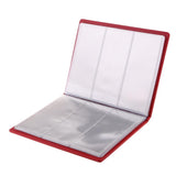 Maxbell Maxbell 20 Pages Paper Money Banknotes Collection Album Bill Book Folder Red