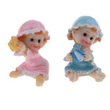 3Pcs 1/10 Scale Lovely Resin Baby Action Figure Model Toy for Sand Landscape - Aladdin Shoppers