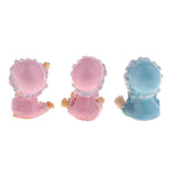 3Pcs 1/10 Scale Lovely Resin Baby Action Figure Model Toy for Sand Landscape - Aladdin Shoppers