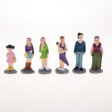 10Pcs Resin Model Figures Character People Sand Table Model Scene Building Accessories - Aladdin Shoppers