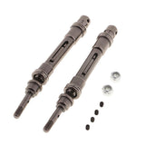 SLA017 Front Universal Drive Shafts CVD Fit RC 1:10 Traxxas Slash 4x4 Huan Qi 727 - Aladdin Shoppers