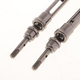 SLA017 Front Universal Drive Shafts CVD Fit RC 1:10 Traxxas Slash 4x4 Huan Qi 727 - Aladdin Shoppers