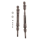 SLA017 Front Universal Drive Shafts CVD Fit RC 1:10 Traxxas Slash 4x4 Huan Qi 727 - Aladdin Shoppers