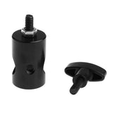 Maxbell 2Pieces 5/8 Inch (16mm) Receiver with 1/4 Inch-20 Thread Rapid Adapter Mount