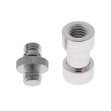 Maxbell 3 in 1 1/4" 3/8" Screw Converter Adapter Flash Light Stand Connector Camera Spigot for DSLR Camera,Tripod ,Shoulder Rig,Lighting Equipment - Aladdin Shoppers