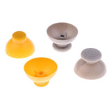Maxbell 4Pairs Analog Joystick Caps + Screwdriver for Nintendo GameCube Controllers
