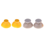 Maxbell 4Pairs Analog Joystick Caps + Screwdriver for Nintendo GameCube Controllers