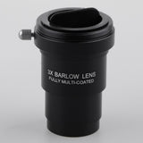 Maxbell Telescope Eyepiece Barlow Lens 3X for Astronomical Photography + Filter #80A