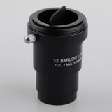 Maxbell Telescope Eyepiece Barlow Lens 3X for Astronomical Photography + Filter #80A
