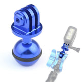 Maxbell RAM Mount Tripod Ball Head Base Adapter Holder 360 Degree Rotation Blue - Aladdin Shoppers