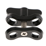 Maxbell 6Pieces Underwater Diving Ball Join Connector Clamp Mount Arm for Flashlight