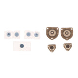 1 Set Buttons Conductive Rubber Pad for PS4 Controller + USB Charging Port