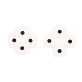 1 Set Buttons Conductive Rubber Pad for PS4 Controller+Aim Assistance Ring