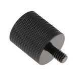 Maxbell 2 Pieces 5/8" Female to 1/4" Male Adapter Screws for Camera Microphone Stand