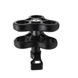 Maxbell Ball Clamp 3 Mount Hole for Diving Underwater Hosing Light Arm Tray GoPro - Aladdin Shoppers