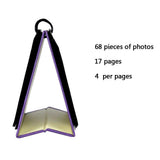 Maxbell Calendar Vertical Flip Photo Album Self Adhesive Memo Book 68 3" Purple