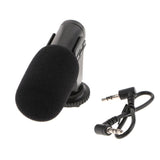 Maxbell Mini Interview Video Record Microphone Mic for Camera Smartphone Plug & Play - Aladdin Shoppers