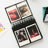 Maxbell Calendar Vertical Flip Photo Album Self Adhesive Memo Book 68Pockets 3" Blue