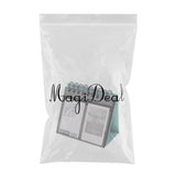 Maxbell Calendar Vertical Flip Photo Album Self Adhesive Memo Book 68Pockets 3" Blue