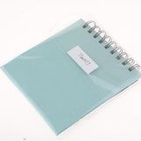 Maxbell Calendar Vertical Flip Photo Album Self Adhesive Memo Book 68Pockets 3" Blue