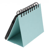Maxbell Calendar Vertical Flip Photo Album Self Adhesive Memo Book 68Pockets 3" Blue