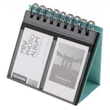 Maxbell Calendar Vertical Flip Photo Album Self Adhesive Memo Book 68Pockets 3" Blue