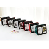 Maxbell Calendar Vertical Flip Photo Album Self Adhesive Memo Book 68Pockets 3" Blue
