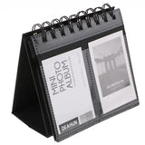 Maxbell Calendar Vertical Flip Photo Album Self Adhesive Memo Book 68Pocket 3" Black