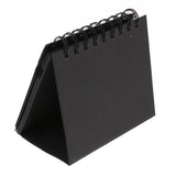 Maxbell Calendar Vertical Flip Photo Album Self Adhesive Memo Book 68Pocket 3" Black