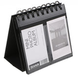 Maxbell Calendar Vertical Flip Photo Album Self Adhesive Memo Book 68Pocket 3" Black