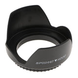 Maxbell 67mm Screw Mount Reversible Tulip Flower Crown Petal Shaped Camera Lens Hood