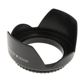 Maxbell 67mm Screw Mount Reversible Tulip Flower Crown Petal Shaped Camera Lens Hood