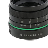 Maxbell 35mm F/1.6 Large Aperture Manual Prime Fixed Lens APS-C for Sony Nikon Canon Digital Cameras, Black - Aladdin Shoppers