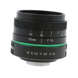 Maxbell 35mm F/1.6 Large Aperture Manual Prime Fixed Lens APS-C for Sony Nikon Canon Digital Cameras, Black - Aladdin Shoppers