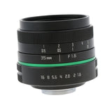 Maxbell 35mm F/1.6 Large Aperture Manual Prime Fixed Lens APS-C for Sony Nikon Canon Digital Cameras, Black - Aladdin Shoppers