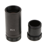 Digital CCD Camera Eyepiece Microscope 0.5X C Mount Reducing Lens Adapter 30/30.5mm