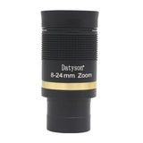 8-24mm 1.25'' Zoom Eyepiece Multi Coated Optic Lens Black for Telescope Astronomy