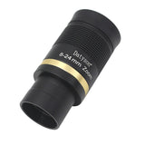 8-24mm 1.25'' Zoom Eyepiece Multi Coated Optic Lens Black for Telescope Astronomy