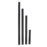 Maxbell 2Pcs 15mm Dia 100mm 10cm Length Extension Rods for Rail System Matte Box Follow Focus Rig DSLR Black - Aladdin Shoppers