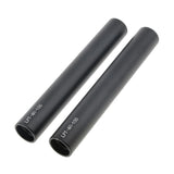 Maxbell 2Pcs 15mm Dia 100mm 10cm Length Extension Rods for Rail System Matte Box Follow Focus Rig DSLR Black - Aladdin Shoppers