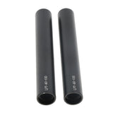 Maxbell 2Pcs 15mm Dia 100mm 10cm Length Extension Rods for Rail System Matte Box Follow Focus Rig DSLR Black - Aladdin Shoppers