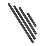 Maxbell 2Pcs 15mm Dia 100mm 10cm Length Extension Rods for Rail System Matte Box Follow Focus Rig DSLR Black - Aladdin Shoppers